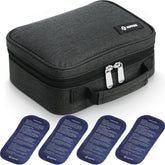 AUVON large insulin cooler outer case keeps meds organized during travel.