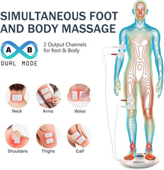 Auxoliev electrode pads for foot massager ready to target pain points.