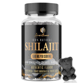 Avarinthiumor Shilajit Gummies bottle, 60 vegan chews for daily wellness.