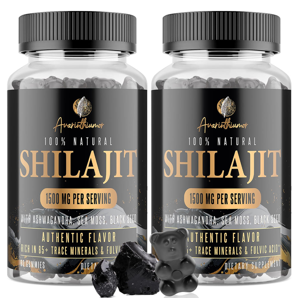 Avarinthiumor Shilajit Gummies hero view for daily on-the-go wellness.