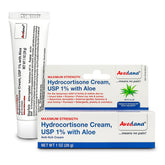 AVEDANA Hydrocortisone Cream 1oz tube packaging promotes easy storage and quick access