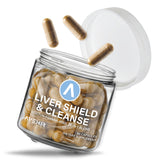 Avenir Nutrition Liver Shield & Cleanse bottle front showing herbal liver support
