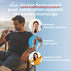 Avenir Nutrition Plan A capsules outside bottle for convenient pre and post celebration support