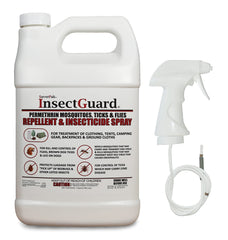 The $averPak InsectGuard spray bottle protects clothing and gear for outdoor adventures.