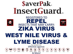 AverPak InsectGuard spray applied to clothing for long-lasting protection