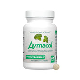 AVMACOL tablets bottle front, convenient detox support for daily wellness.