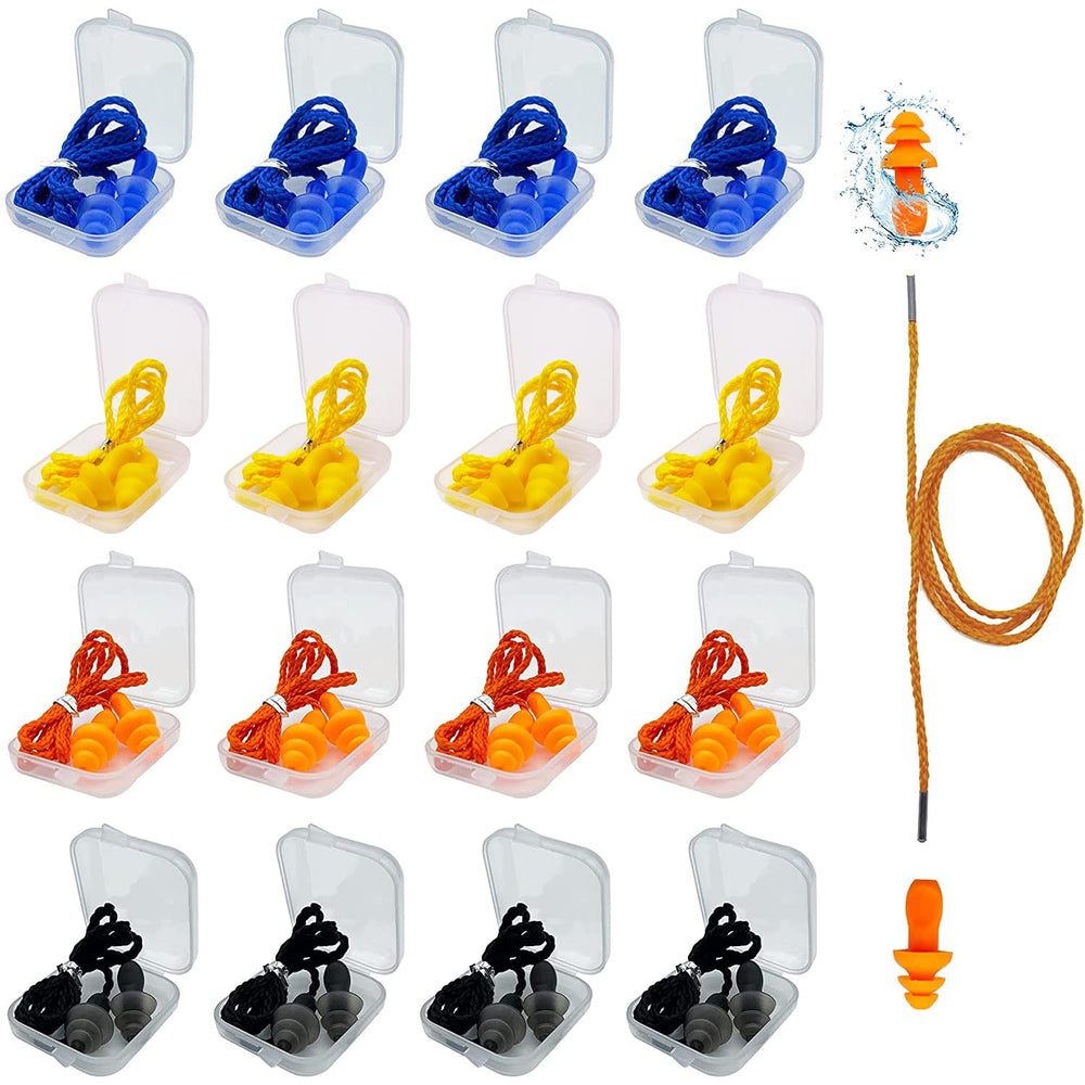 AXBUS ear plugs with 32 NRR for sleep and travel