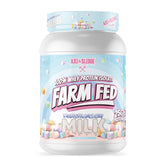 Axe & Sledge Farm Fed whey bottle highlights pure protein for muscle recovery