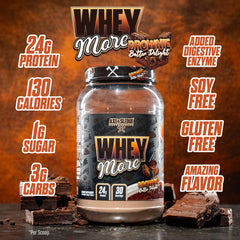 Axe & Sledge WHEY More post-workout shake ready to refuel after training.