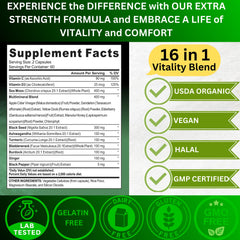AyBet bottle with herbal blend suggests simple, all-in-one wellness support.
