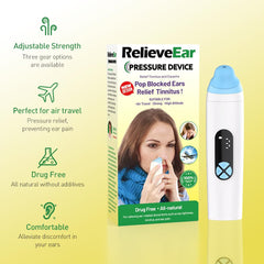 AYHDRN Eustachian Ear Pressure Balancer with rechargeable battery for reliable use anywhere.