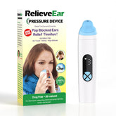 AYHDRN Eustachian Ear Pressure Balancer in travel case for easy packing and on-the-go relief.