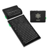 AyurMat Premium mat spikes detail showing 10,000 points for targeted tension relief