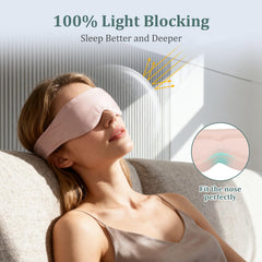 Azang memory foam soft sleep mask with breathable fabric for gentle comfort