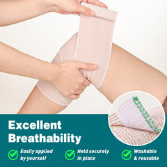 AZEN Premium Bandage Wrap closeup fabric highlights breathable, skin-friendly material