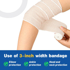 AZEN Premium 4 Pack Banda Elástica Cierre Velcro, fácil de colocar y quitar.