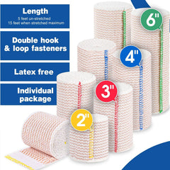 AZEN Premium 2x3 pulgadas: compresión confortable para tobillos y rodillas.