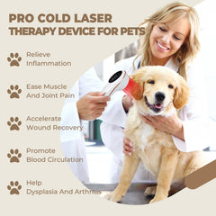 Azilaser dog laser therapy device side view for versatile home use