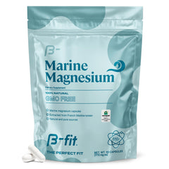 B-FIT B Marine Magnesium bottle on a clean surface for daily wellness