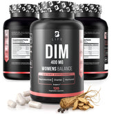 B Life Company DIM supplement bottle front, ideal for daily hormone-support routines.