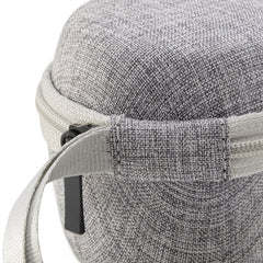 BABELIO case with device strap securing the Babelio Pocket Mini and cable.