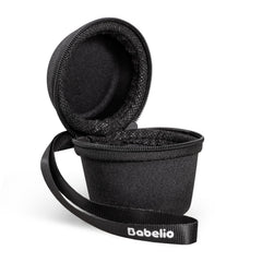 Babelio portable travel case with double-stitch zipper keeps essentials secure on the go.