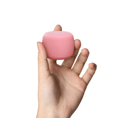 BABELIO pocket pink white noise device, front view, ideal for travel sleep support
