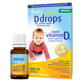 Baby Ddrops Bebe bottle close-up for easy vitamin D dosing.