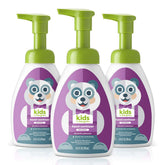 BabyGanics Berry Berry sanitizer bottle with pump for quick, gentle hand cleansing.