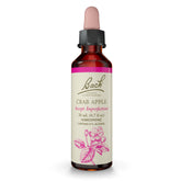 Bach Crab Apple bottle front packaging showing label and dropper for clear identification and convenience