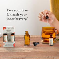 Bach Flower Remedies conveys composure in chaos with Rock Rose and Cherry Plum.