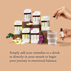 Bach Flower Remedies Hope & Joy Sweet Chestnut bottle emphasizes optimism and resilience.