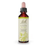 Bach Clematis bottle with dropper for potential focus support.