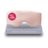 Back Bay Audio SilkSound sleep mask front view with built-in headphones for restful nights.