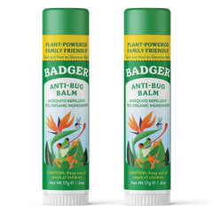 Badger Bug Repellent Stick with citronella and lemongrass for natural outdoor protection.