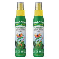 Badger Bug Spray two-pack front view for family outdoor protection