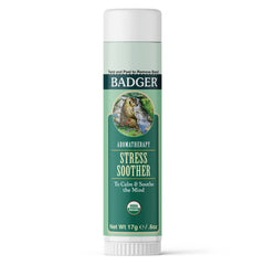Badger Stress Soother Balm stick-application for quick calm on the go