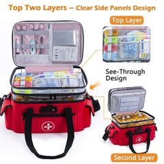 BAGSFY removable dividers offer flexible organization for bottles and supplies