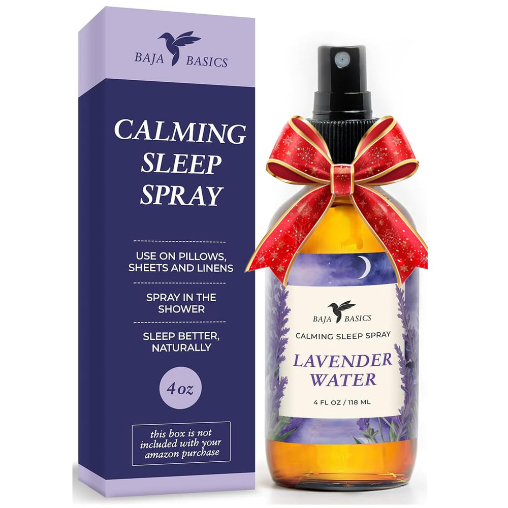 Baja Basics lavender sleep spray bottle ready to mist for deep relaxation