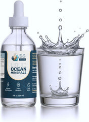 Baja Gold Liquid Ocean Mineral Drops bottle showing mineral-rich hydration support.