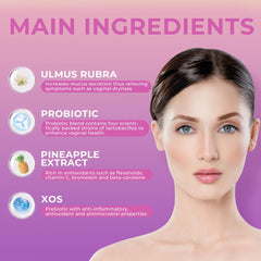 BAKAKOUL Balance ingredients chart illustrating probiotics and prebiotics synergy.