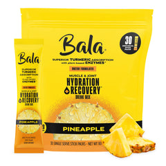 BALA Bala Enzyme Hydration Pineapple packet for on-the-go refreshment after workouts