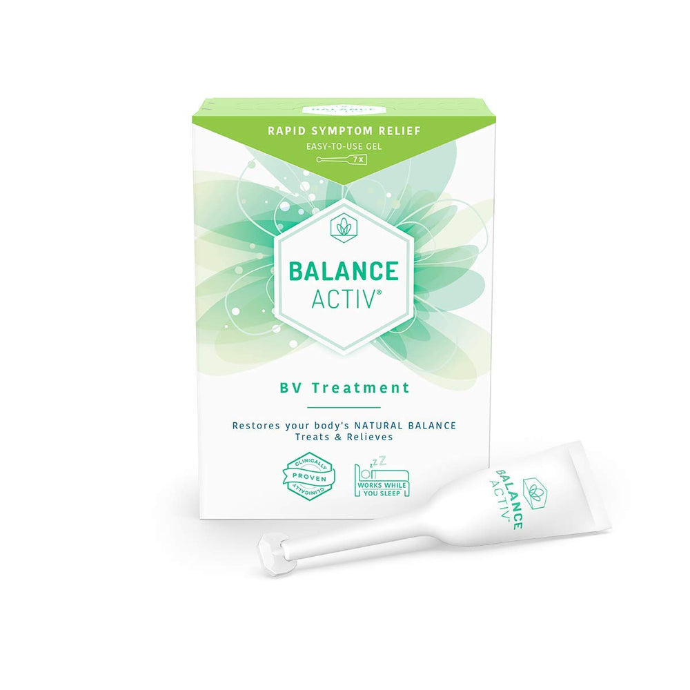 Balance Activ BV Balance Gel box with seven tubes for at-home use and symptom relief