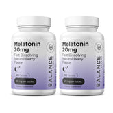 Balancebreens Melatonin 20mg fast-dissolve bottle helps you prepare for restful nights.