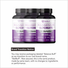 BallBuff 400mg bottle label emphasizes chelated magnesium and quality