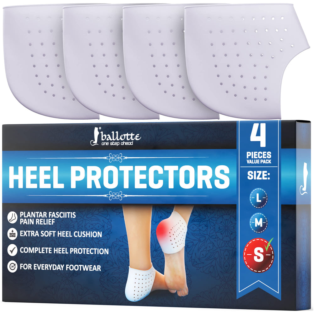 Ballotte Premium Heel Cups in-pack provide cushioned comfort for daily wear