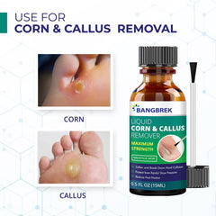 Bangbrek extra-strength remover for feet delivers focused treatment.