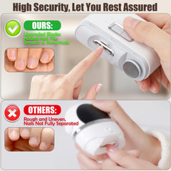 Bangzi nail clipper with catcher containing debris for mess-free clipping