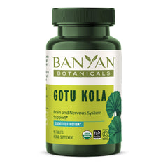Banyan Botanicals Gotu Kola tablets for daily focus support