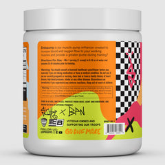 EndoPump front label shows caffeine-free formula for late workouts